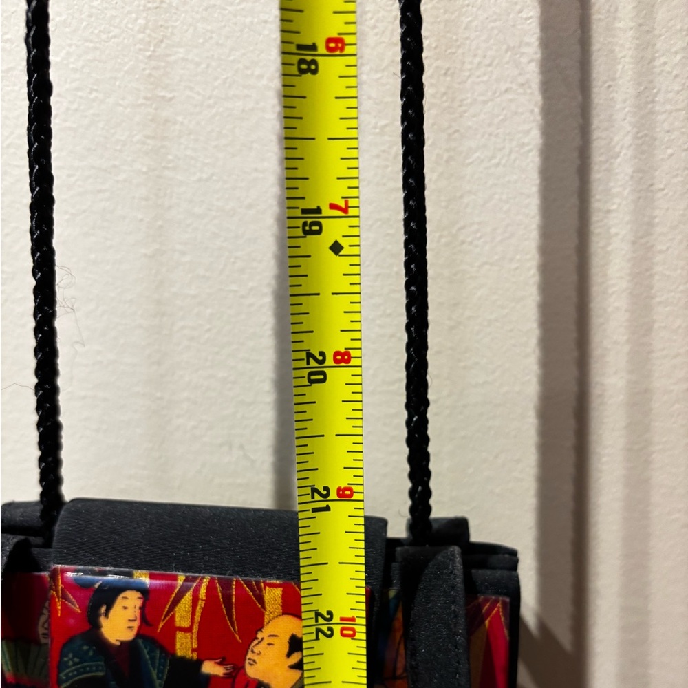 Angela Frascone Vintage Japanese Art Print Handbag - Rare & Artistic - Picture 13 of 13